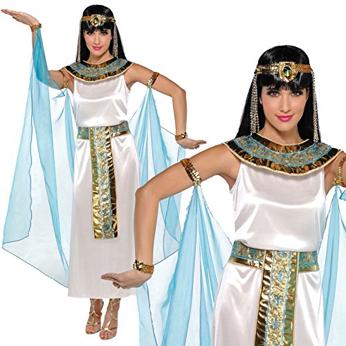 Adult's Ladies Egyptian Queen Cleopatra Fancy Dress Party Costume