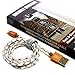 Mobile Undead [Apple MFi Certified] Lightning to USB-A Braided Cable, 5 Feet for iPhone 14/13/12/11 Pro Max Plus Mini XS XS Max XR X 8 8 Plus 7 7 Plus iPad Pro Air Mini iPod (Mummy)