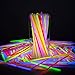 SCS Direct Glow Bracelets - 300pc Wholesale Pack of Glow Sticks w Connectors - Non-Toxic, Long 8-12 Hour Lifespan - Great for Halloween and Trick or Treating
