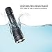 Victagen Tactical 1230 Lumen Ultra Bright IP67 Waterproof T6 LED Flashlight,USB Rechargeable (18650 Battery Included) Zoomable & 5 Modes Adjustable Military Torch for Hiking Camping Hunting