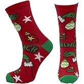 Budget Gifts The Grinch Ladies Woman's Socks Size 6-10