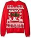 Hanes Men's Ugly Christmas Sweatshirt Sweater, Best Red, Medium