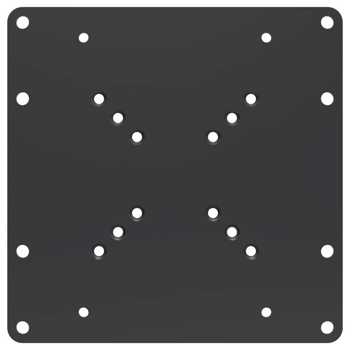 Conecto Universal VESA Adapter for TV, Monitor, Wall Mount, Black, Steel, 50 x 50 to 200 x 200, 30 kg, VESA Adapter, Mounting Accessory