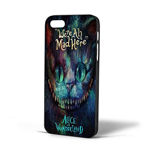 Chesire Cat Alice in Wonderland Were All Made Here for Iphone Case (iPhone 6 Black)