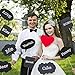 Large Photo Booth Props, BizoeRade Fun & Cute DIY Party Props, Black Chalkboard Message Signs, Longer Sticks & Bigger Size, For Weddings, Birthday, Bachelorette, Graduation Parties & More – 11Pcs