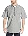 Dickies Men's Short Sleeve Half Zip Logger Shirt