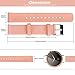 Fitian 20mm Stainless Steel Folding Clasp Smart Watch Band Metal Watchband for Moto 360 2 2nd Gen Man 42mm/Gear S2 Classic/Pebble Time Round (Champagne Gold)