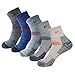 SEOULSTORY7 5Pack Men's Mid Cushion Low Cut Hiking/Camping/Performance Socks Large 5Pack Color Assortment
