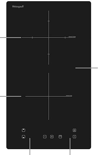 Induktionskochfeld, AMZCHEF Induktionskochplatte mit Touch Control