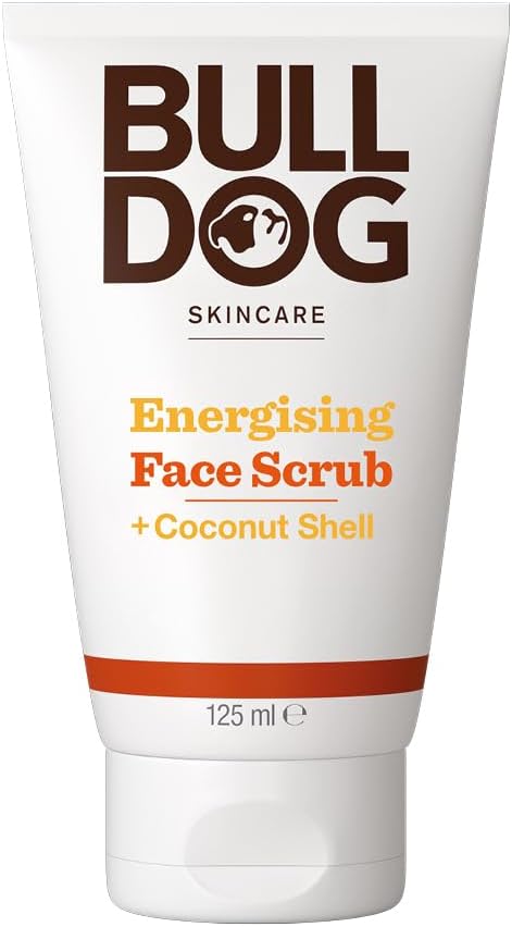 Bulldog Skincare Energising Face Scrub Men Coconut Shell 125 ml