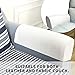Hanhao Armrest Cover Ultra Thick and Soft Spandex Stretch Pixel Arm Cover for Recliners Sofas Chairs Loveseats Elastic Anti Slip Furniture Armrest Protector for Couch Set of 2 (Stone White)