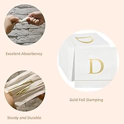 Ottin Monogrammed Letter D 120 Packs Initial Paper
