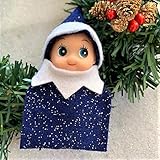 Dark Blue Baby Elf Doll Toddler Elf Christmas Elf