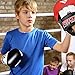 RDX Kids Boxing Gloves for Training & Muay Thai - Maya Hide Leather Junior 4oz, 6oz Mitts for Sparring, Fighting & Kickboxing - Good for Youth Punch Bag, Grappling Dummy and Focus Pads Punching