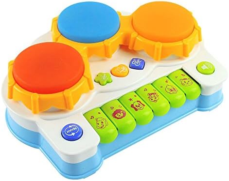 Intelligence Developing Piano Music Keyboard - Great Holiday Or Birthday Gift For Toddler Recommended Kids Early Educational Learning Toy