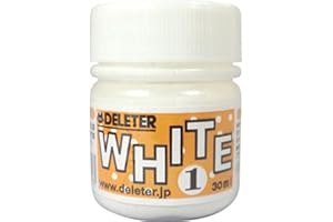 DELETER Manga Ink, White 1, Multi-Purpose White Ink for dip Pen & Brush, Flows Well, 30ml/Bottle, 1 Bottle (341-0002)