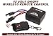 Fimco 7771938 12 Volt On/Off Wireless Remote Control 250 Feet Range Quick Connect to Fimco 5275086, 5275087 or all 12 Volt Sprayer Pumps up to 20 Amps, Convenient Keychain Clip and Collapsable Antenna