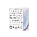 CICI&SISI 2018 Nail Art Acrylic Stamping Plates Set Lace Design Cute Patterns Manicure Print Image Plate, set of 4 (CICI&SISI IP)