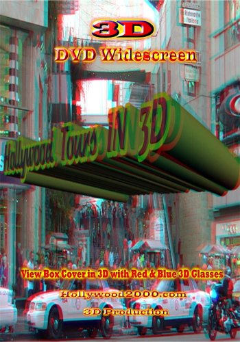 Hollywood tours in 3d dvd