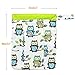 BONTIME Wet Bag for Cloth Diapers - Double Pockets & Antislide Zippered Wet Dry Diaper Bags,12