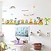 Baby Wall Decals – Baby Wall Decorations for Nursery – Animal Train Wall Sticker – Jungle Wall Decals