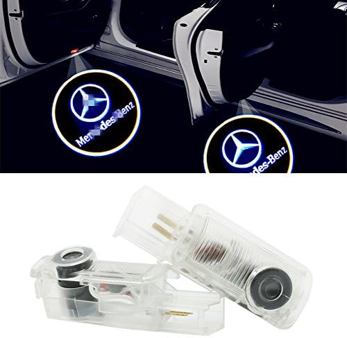 Xystar Autotür Logo Door Lighting for Benz Set of 2 car door lamp LED Welcome Light Glow Door Car Door Projector Light Logo For Benz R (W215/ML W164/GL (X164)