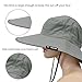 Solaris Wide Brim Sun Hat for Women, UPF 50+ UV Protection Outdoor Packable Sun Hat for Gardening, Gray