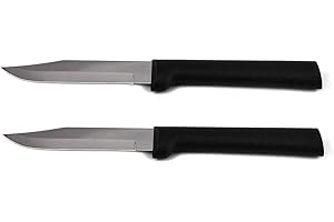 Rada Cutlery Regular Paring Knife, Black Handle, Pack of 2
