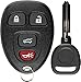 KeylessOption Keyless Entry Remote Control Car Key Fob Replacement for 15913416 with Key