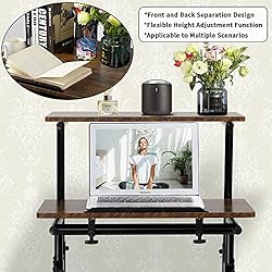 Hadulcet Stand Up Desk, Rolling Laptop