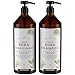 Calily Life Shea Butter Shampoo 33.8 Fl. Oz + Conditioner with Dead Sea Minerals and Castor Oil 30.6 Fl. Oz Duo Set Deep Moisturizing and Nourishment for Hair Softens Shines Repairs and Enhances