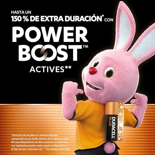 Pilhas alcalinas Duracell Plus AA (pacote de 20), 1,5 V, LR6 MN1500