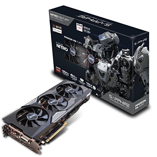 Sapphire Radeon Nitro R9 Fury 4GB HBM HDMI/DVI-D PCI-Express Graphics Card 11247-04-40G