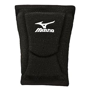 Mizuno LR6 Volleyball Kneepad, Black, Medium