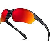 Polarized Sports Sunglasses for Men Women Youth Baseball Running Cycling Driving Fishing Tennis Golf Motor TAC UV400 TR90