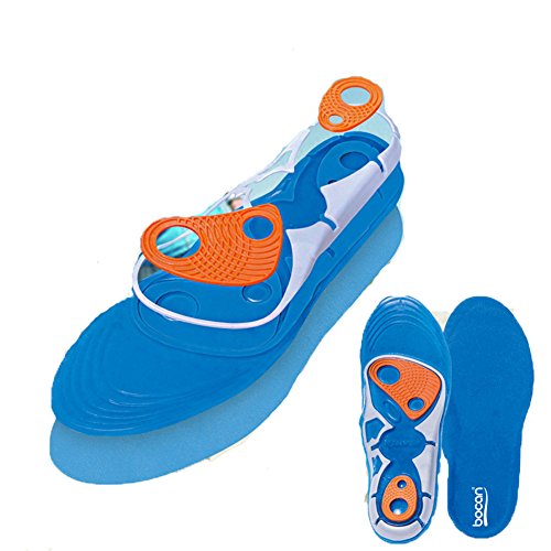 Gel shoe insoles - sports orthotic insoles - foot pain …