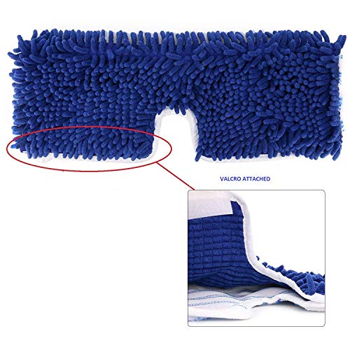 Extra Soft Dual- Action Replacement for O- Cedar Flip Mops, Long Lasting - Machine Washable, Versatile (Pack of 3, 18")
