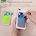 Costyle Phone Card Holder for Back of Phone, 6 Pack Credit Card Holder for Cell Phone Slim Self Adhesive Phone Wallet Pocket Sleeve Stick Compatible iPhone, Samsung Galaxy, Android & Other Phone Case