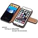 iPhone 6/6S Leather Case, Wallet birgus Leather Case [ GENUINE Leather of Cowhide ] for Apple Smartphone Phone 6/6S 4.7