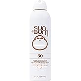 Sun Bum Mineral SPF 50 Sunscreen Body Spray - Water-Resistant Broad Spectrum Moisturizing Sunscreen with Vitamin E - Hawaii 104 Act Compliant (Made without Octinoxate & Oxybenzone) - 6 oz