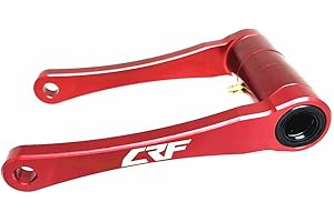 GOODELY CRF300L Lowering Link Rear Drop Link Compatible With CRF 300L RALLY 2021 2022 2023 2024 2025 Motorcycle Suspension Linkage (Red)