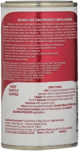 Magic Shaving Powder Red Extra Strength CUF Multicultural 5 oz (5 Pack)