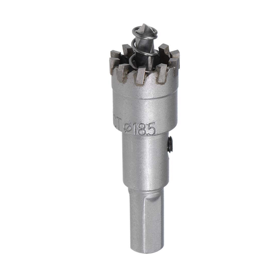 sourcing map 18.5mm Carbide Hole Cutter, Hole Saws for Stainless Steel Sheet Metal, High Density Carbide Tooth