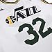 adidas Karl Malone Utah Jazz NBA Men's White Official Home Replica Jersey