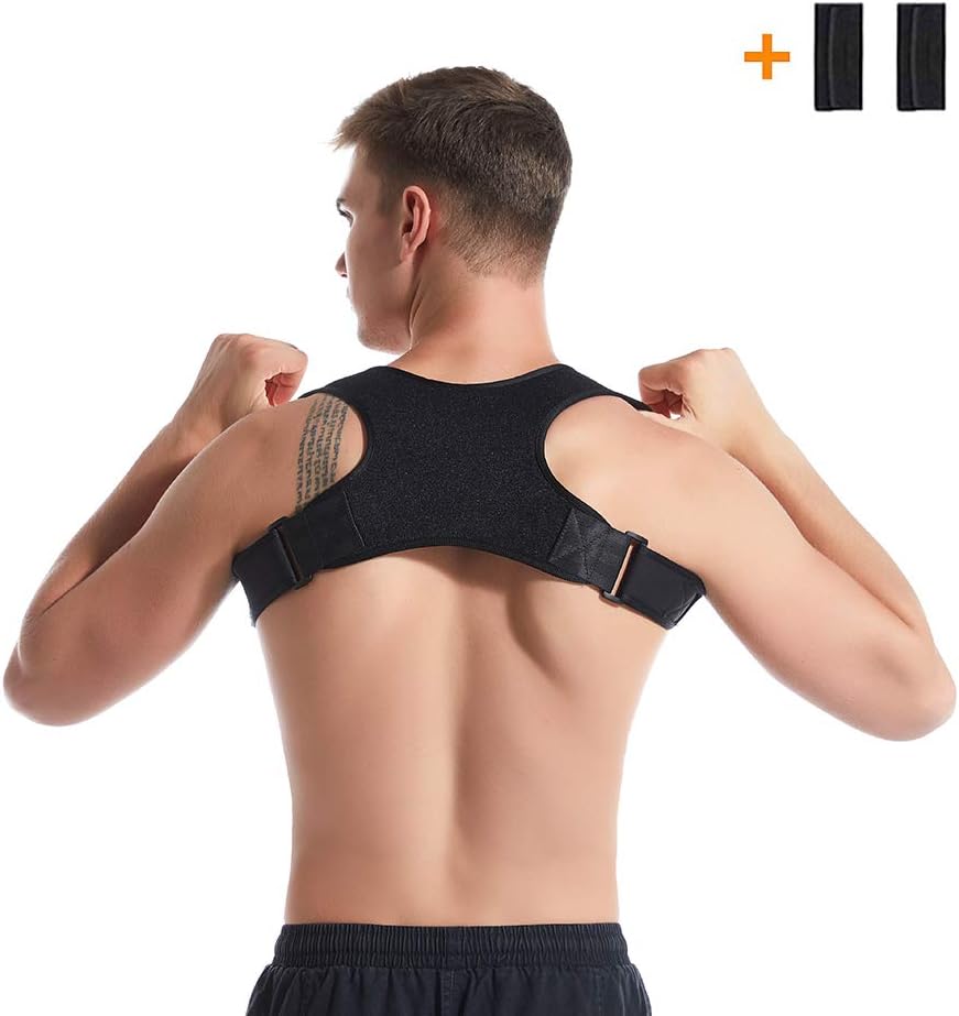 Posture Corrector for Men and Women - Adjustable Back Brace - for Providing Pain Relief from Neck,Back and Shoulder, Improve Eliminate Bad Posture for Correct Posture