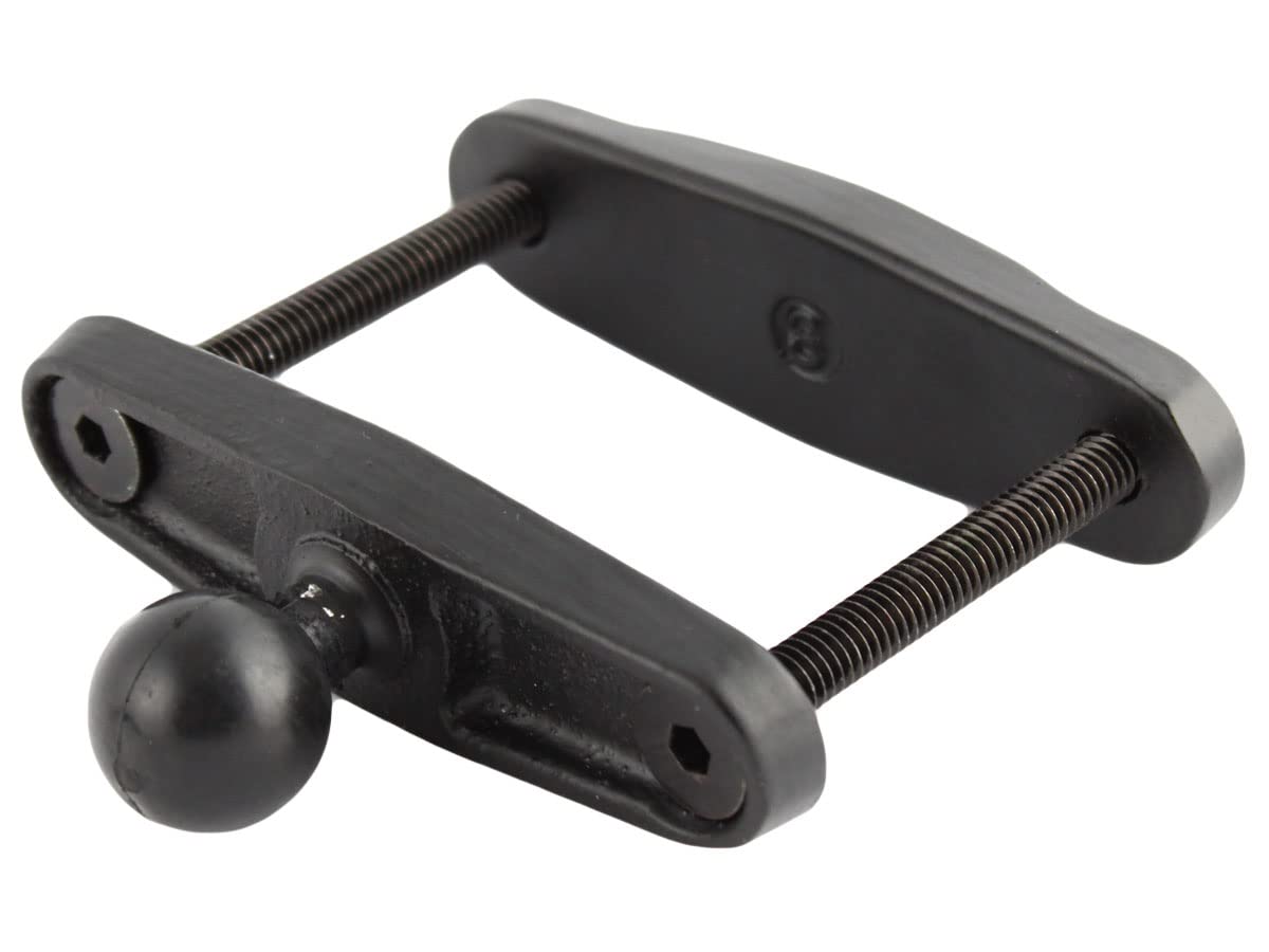 RAM MOUNT 3" MAX WIDTH SQUARE RAIL BASE W/ 1" BALL