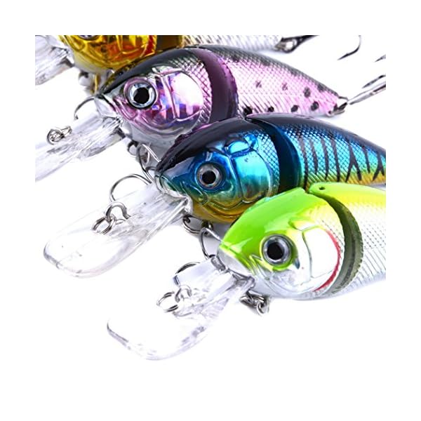 6pcslot-Jointed-Fishing-Lures-Swimbait-Crank-Bait-Hooks-Crankbaits-Tackle-85cm14g