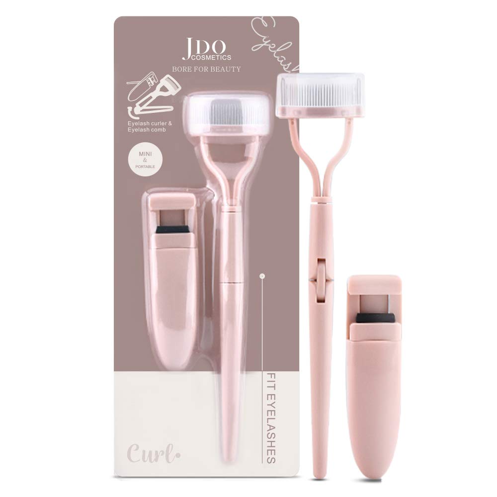 JDO Eyelash Comb Eyelash Curler Set, Eyelash Separator Curler Mascara Applicator Eyelash Definer Cosmetic Brushes Tool for No Clumping and Natural Curling : Beauty