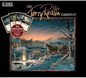 2020 Terry Redlin MASTER OF MEMORIES Special Edition Deluxe Wall Calendar