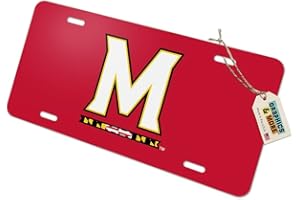 GRAPHICS & MORE University of Maryland Primary Logo Novelty Metal Vanity Tag License Plate